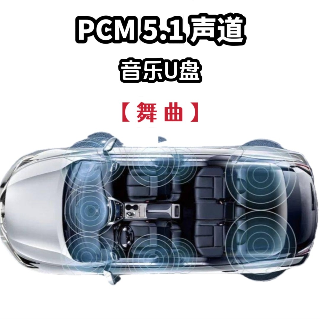 pcm5.1wav格式音乐u盘中文英文舞曲dts音效立体环绕家用车载解码