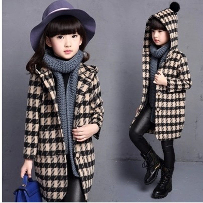 Manteau pour fille en flanelle - Ref 2161892 Image 1