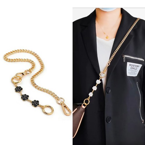 适用蔻驰金色包链肩带