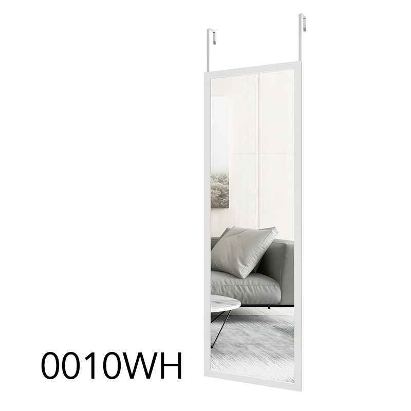 穿衣镜挂门后全身镜子壁挂卧室试衣镜免打孔不占空间镜子方便安装