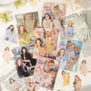 饰 都市女子生活图鉴手帐手账贴画素材diy拼贴造景装 时尚 人物贴纸