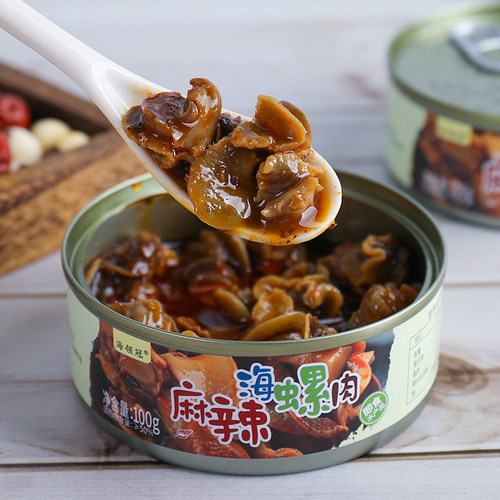 海领冠麻辣海螺肉Q弹爽脆100g