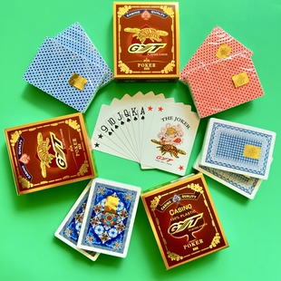 GYT大蜜蜂塑料填坑扑克24副8个王9-A 加厚宽边进口双面磨砂填大坑