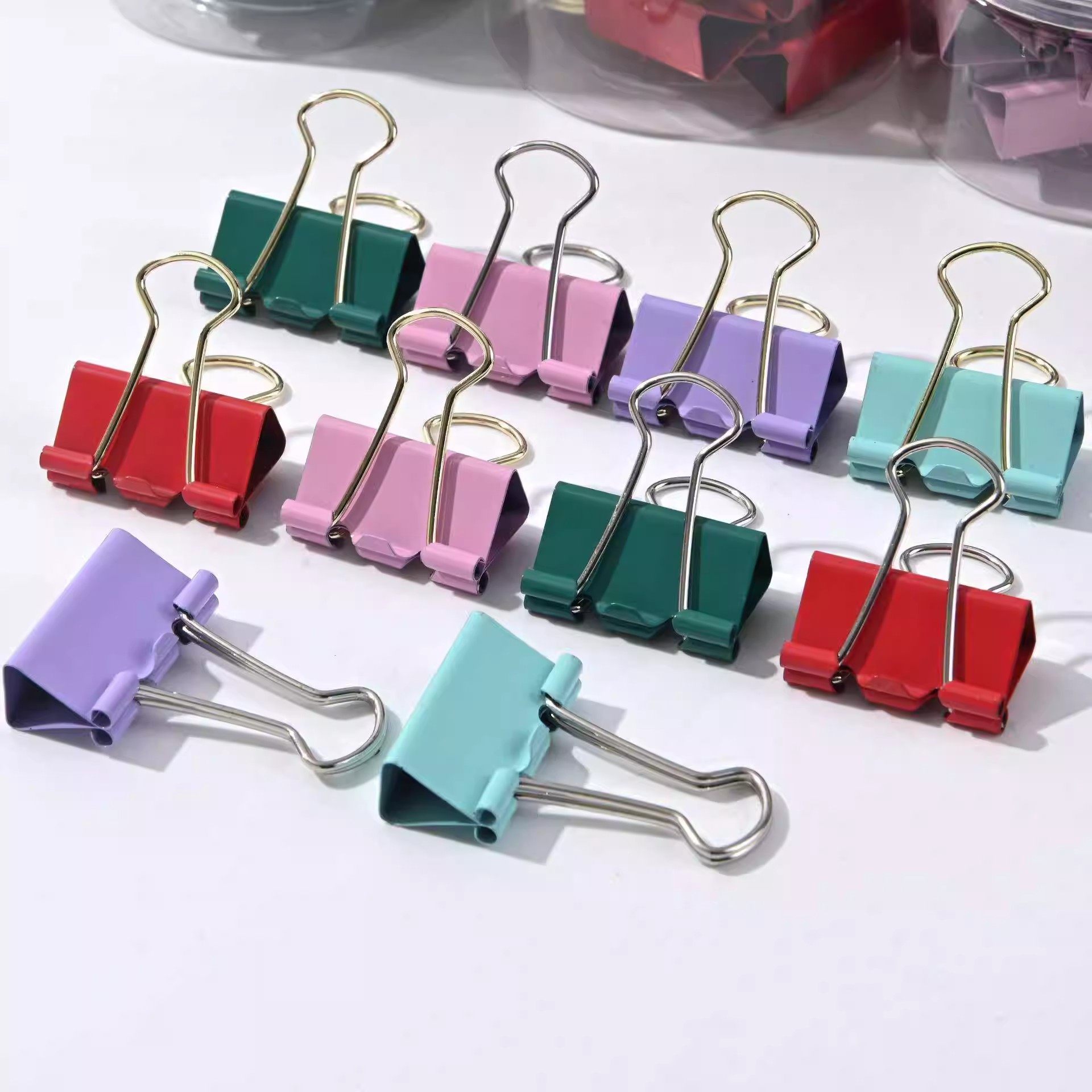 彩色金属文件夹夹子办公用品多功能文件夹办公桌整理夹晾衣架耐用,收纳整理,多夹子晾衣架,淘宝优惠券,粉丝福利购,淘宝优惠卷