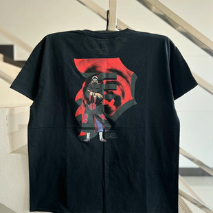 Primitive火影忍者街头潮流vintage古着波普艺术插画潮牌短袖T恤
