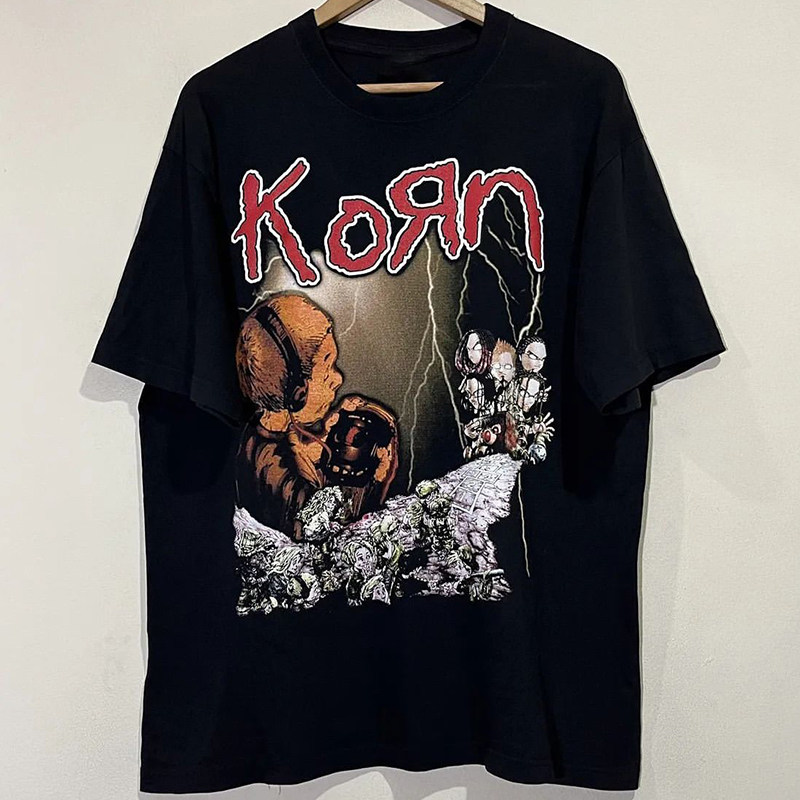 短袖T恤男女Korn科恩乐队