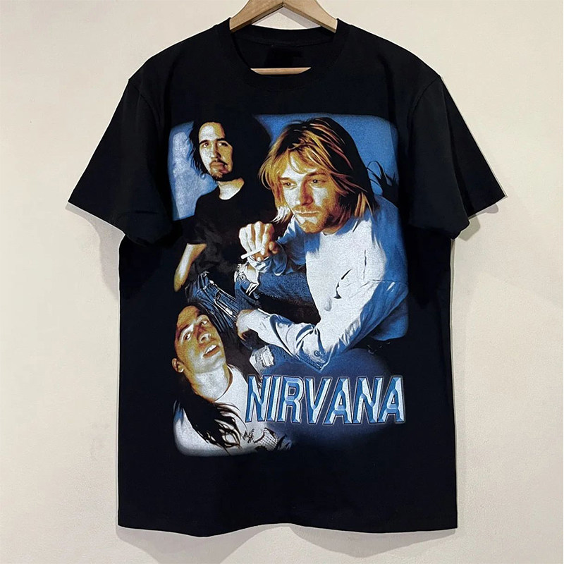 Nirvana涅槃乐队科特柯本短袖