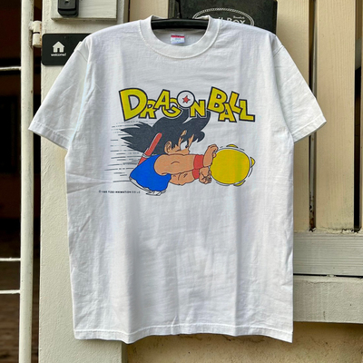Dragon Ball龙珠美式潮牌短袖T恤vintage古着男女重磅棉宽松半袖