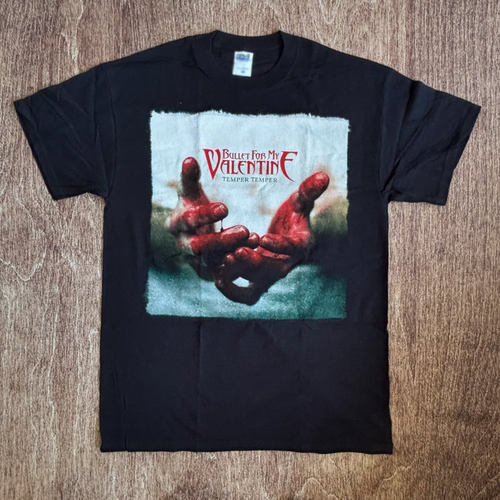 Bullet For My Valentine乐队撞色拼接美式复古chic嘻哈短袖T恤潮