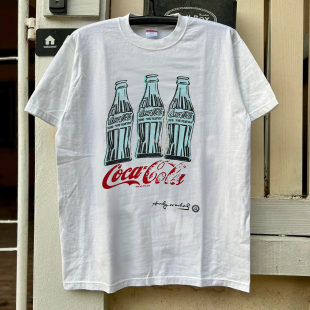 Andy T恤 Warhol可口可乐波普艺术风vintage古着街头盐系潮牌短袖