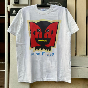 Pink T恤 Floyd乐队vintage古着摇滚风艺术潮流小众设计感情侣短袖