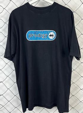 The Prodigy乐队美潮高街小众设计感oversize纯棉圆领短袖男女T恤