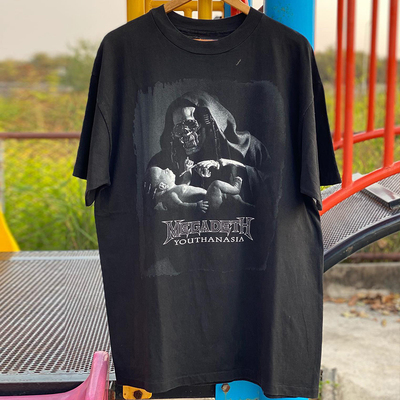 短袖T恤摇滚男女Megadeth乐队