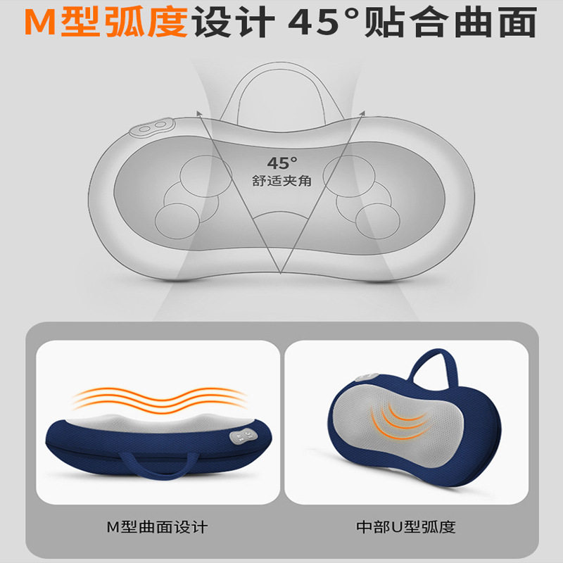 肩颈椎颈部按摩枕腰部背部多功能按摩器家用全身揉捏全自动按摩仪