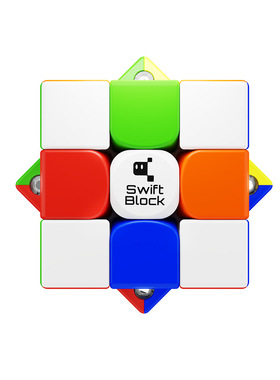 漂移方块3阶Swift Block355S贴片三阶可视磁力舱魔方比赛竞速
