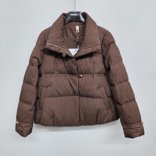 中年妈妈百搭休闲冬季 轻便羽绒服2025冬款 保暖外套 短款 F912时尚
