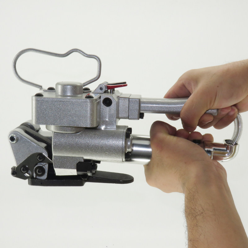 PET塑钢带打包机XQD-19气动免扣打包机加压手持式气动打包机包邮