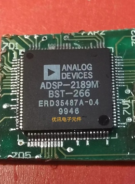 ADSP-2189MBST-266 封装LQFP-100 拆机 原装 剪板 现货