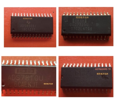 【拆机件】ADS8505I DAC7725U ADS7810U AD7862ARZ-10 SOP28 现货