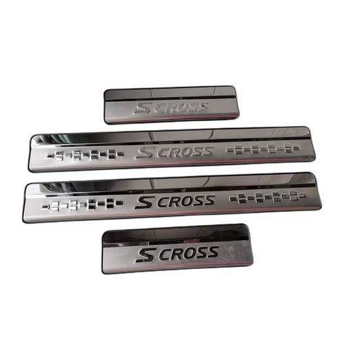 适用于11-24铃木锋驭Scross 改装专用门槛条迎宾踏板后备箱护板