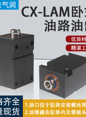 扁形卧式板式油路板式薄型油缸HTB/ISD/CX-LAM32 40 50 63X20*25