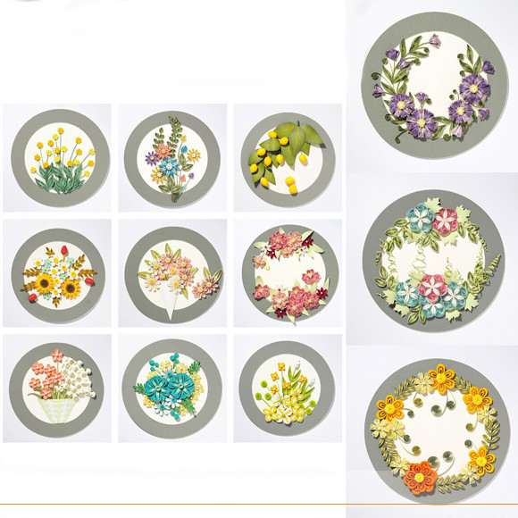 diy现代家居零基础闺蜜衍纸画