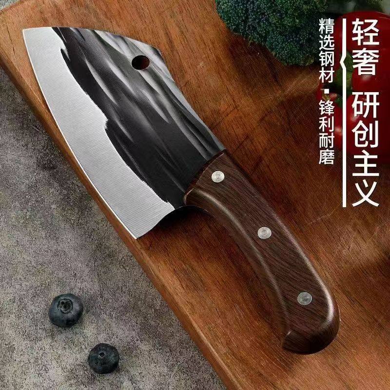 锻打菜刀家用女士切片刀不锈钢锋利锤纹切肉刀厨房厨师专用刀具,厨房/烹饪用具,菜刀,淘宝优惠券,粉丝福利购,淘宝优惠卷