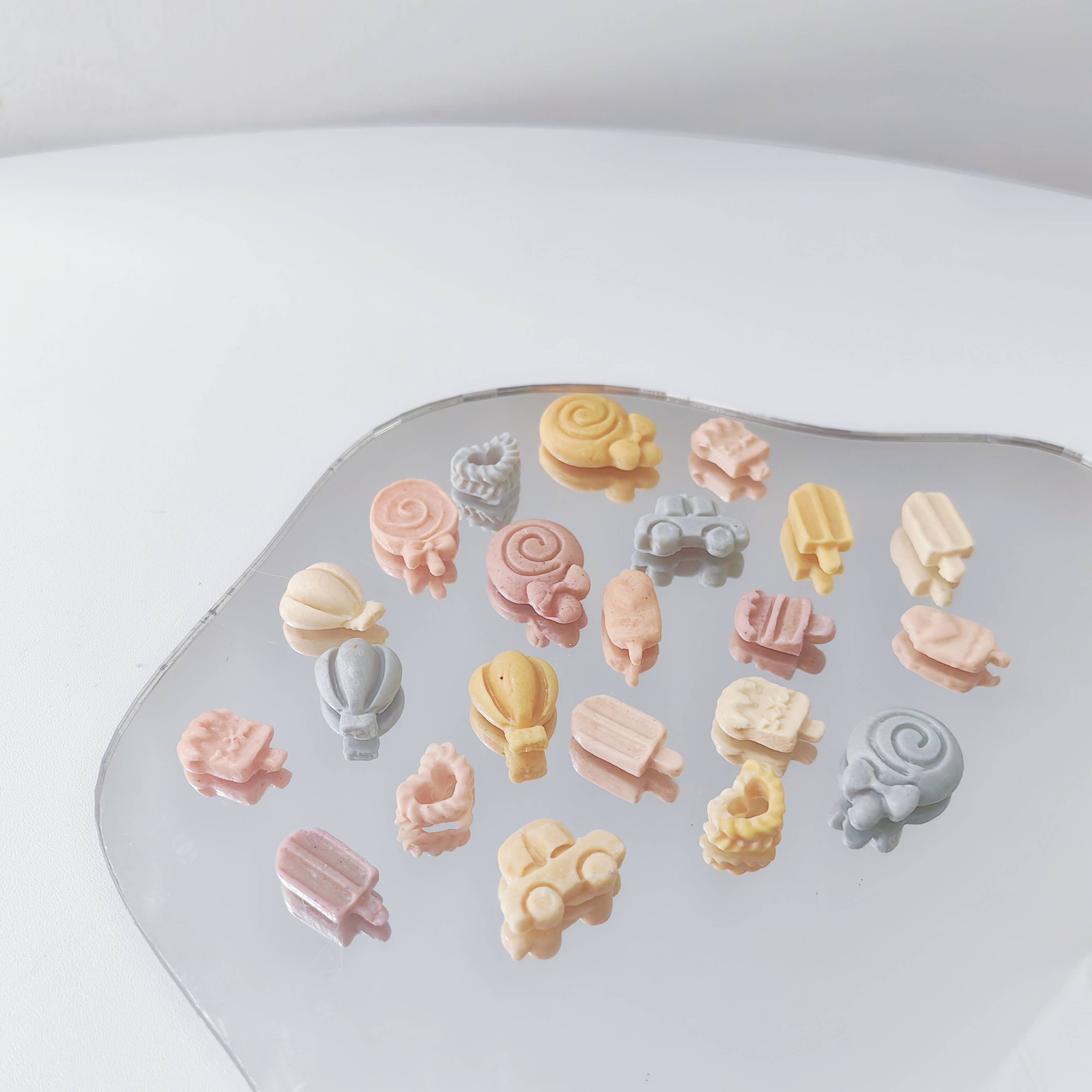 自制宠物果蔬“冰淇淋”羊奶片猫咪狗狗配餐零食美毛护肤补钙