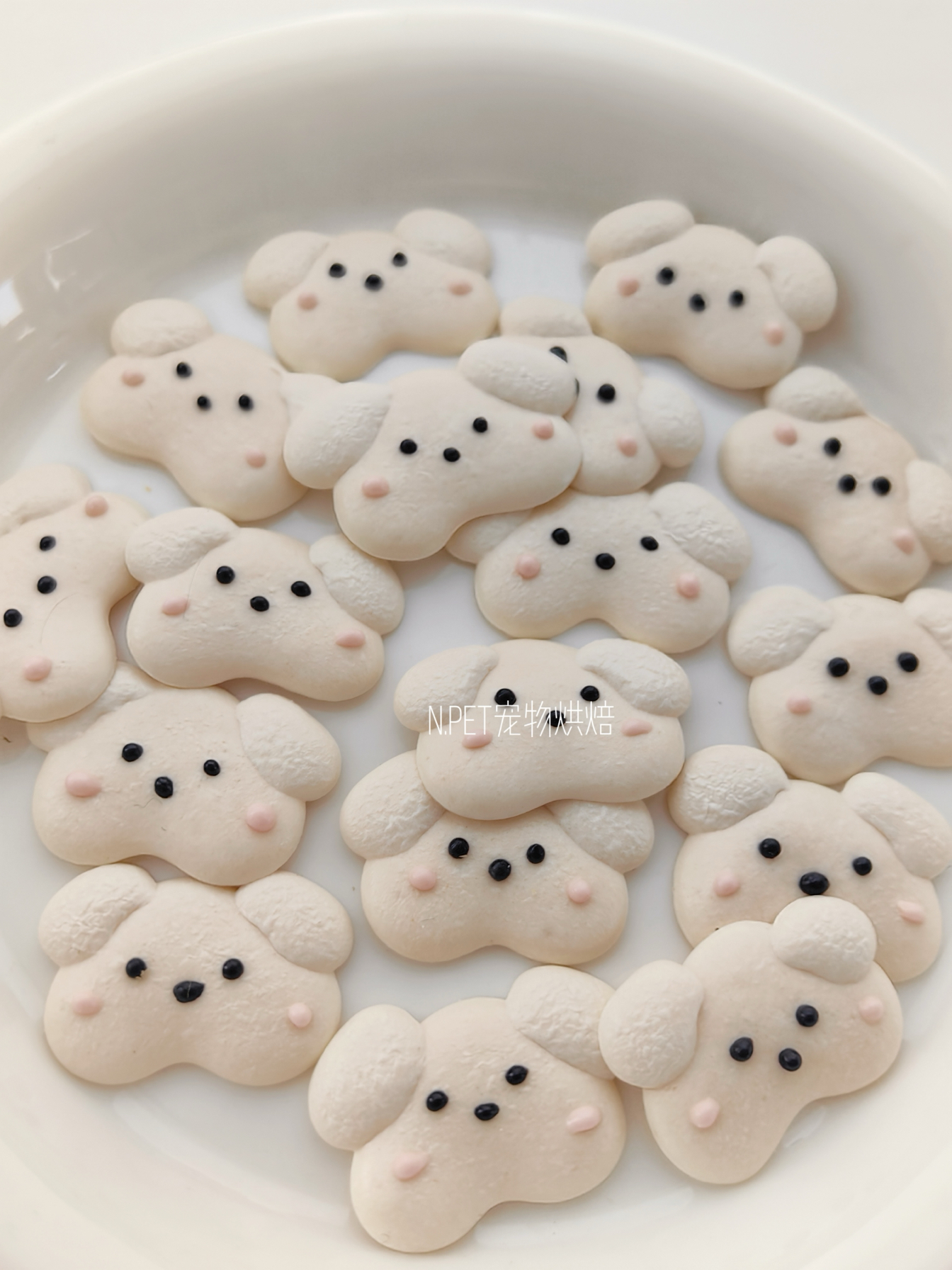 奶乎乎小狗羊奶溶豆 自制狗狗猫咪幼犬烘干零食 狗狗配餐装饰奖励