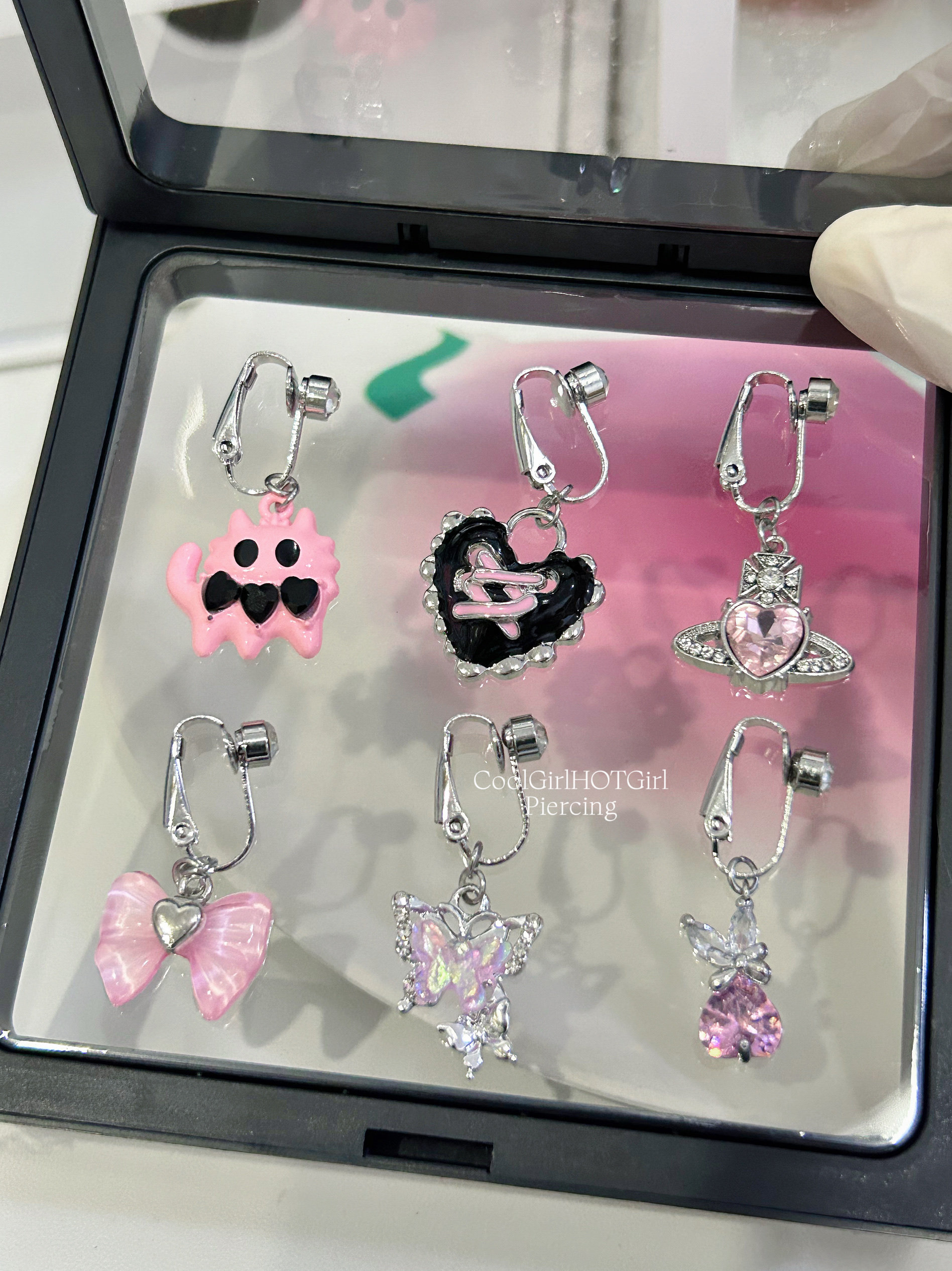 cghg 不用穿孔系列 甜酷风小众辣妹免打孔脐钉 假肚脐钉