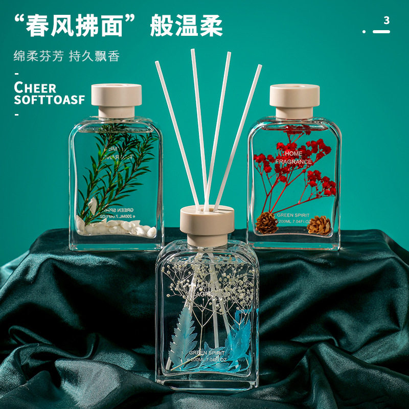 格格屋 透明水中花无火香薰100ml 酒店客厅卧室卫生间永生花香氛