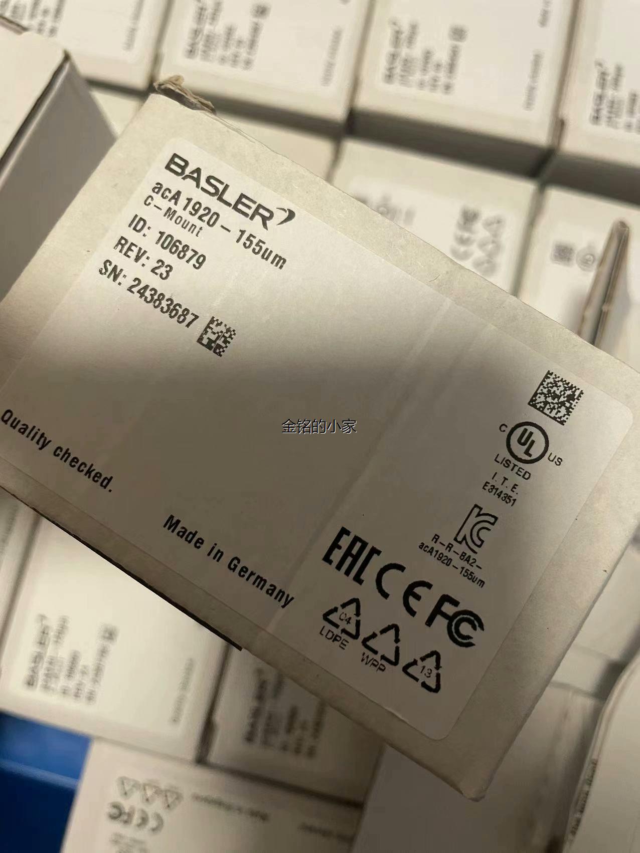 议价basler工业相机aca1920-155um原装全新高速u