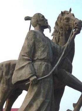 定制伯乐九方皋弦高雕塑定做芈旅