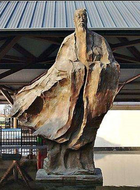 刘秉忠旭烈兀阿里不哥吕文焕董文炳高智耀关汉卿雕塑耶律铸雕像