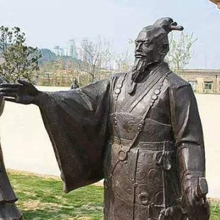 定制冒顿单于周勃陆贾娄敬刘敬刘恒汉文帝雕塑定做刘长雕像摆件