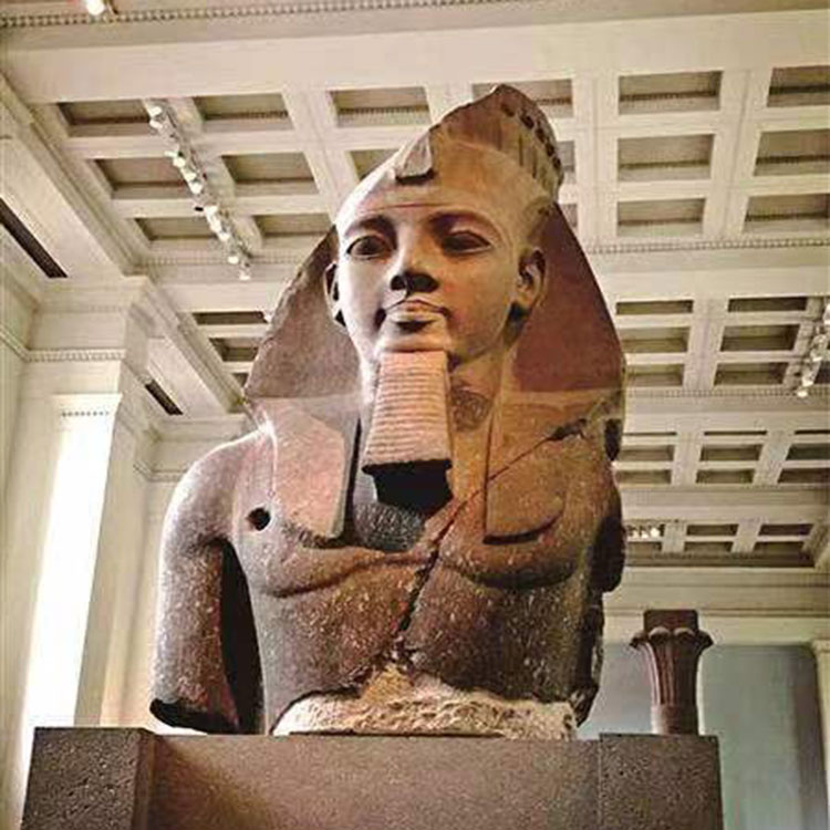 定制埃及法老雕像玻璃钢狮身人面