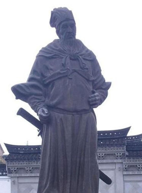 李岩雕塑宋献策顾君恩马守应郝永