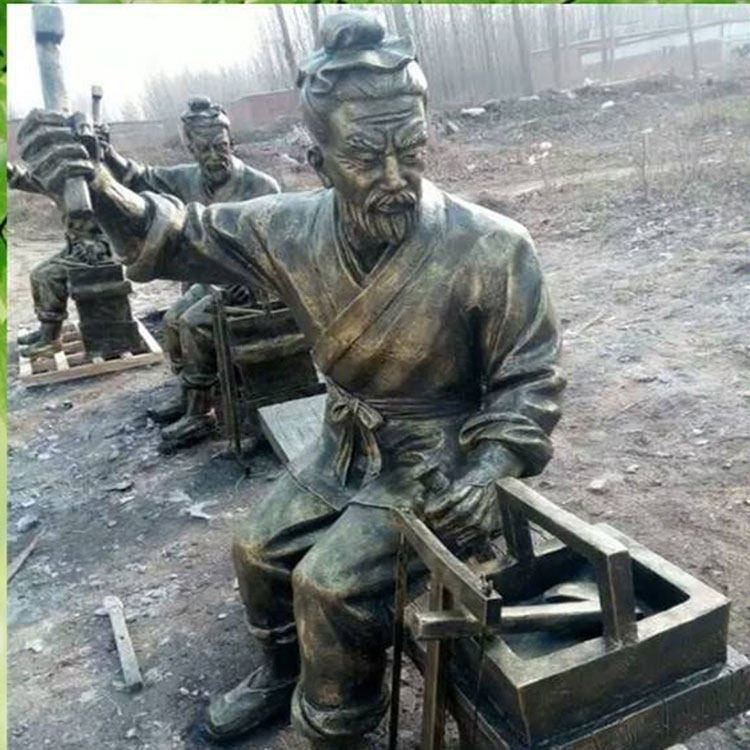 定制赵毋赵襄子雕塑定做知瑶雕豫