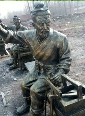 定制赵毋赵襄子雕塑定做知瑶雕豫