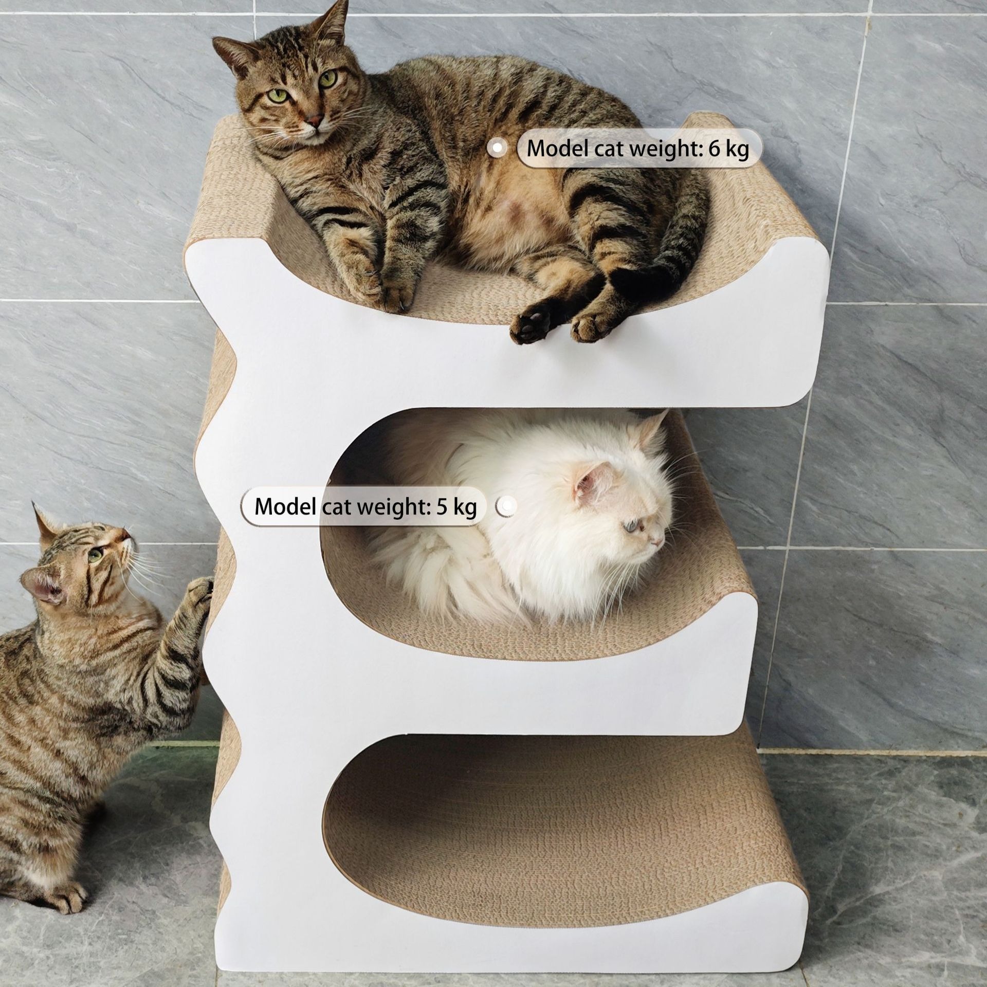 icle字母E猫抓板超大磨爪板多猫通用瓦楞纸板猫抓板猫咪磨爪玩具
