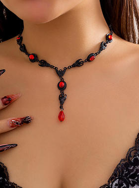 欧美跨境饰品万圣节个性恶魔宝石