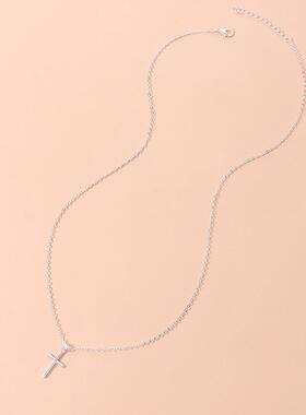 欧美跨境饰品瓜子扣十字架吊坠