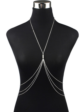 欧美配饰女式多层合金电镀身体