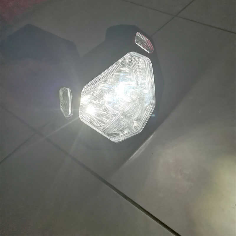 电动三轮车大灯总成LED射灯照明摩托车led12V80V强光改装配件超亮