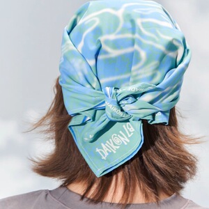 DAIKON Lab.25ss限定环保地球配色户外速干防晒原创印花方巾头巾