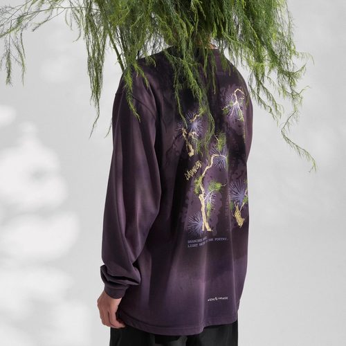 DAIKONLab.速干湿显印花长袖T恤