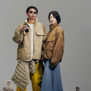 工装 24aw户外机能多袋立领3M新雪丽廓形短款 棉服外套 Lab DAIKON