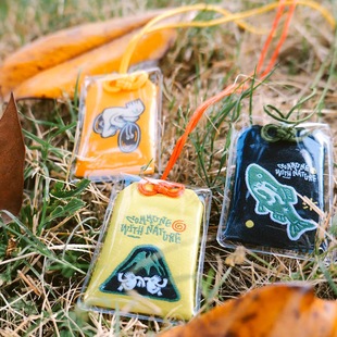 DAIKON Lab.24aw原创刺绣户外主题平安符御守好运礼物挂件挂饰