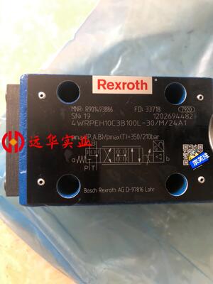 力士乐比例阀R901493886  4WRPEH10C3B100L-30/M/24A1