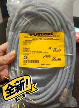 Turck传感器线缆电缆 WAKW4.5T-6